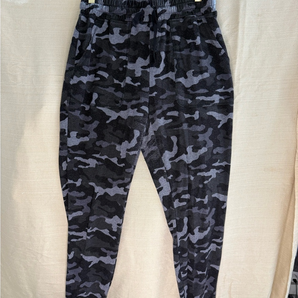 Express Black and Gray Camouflage Pants